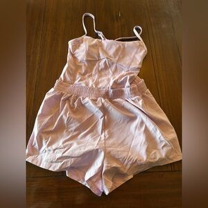 Victoria's Secret Purple Jumpsuit with Sweetheart Neckline